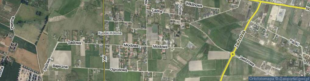 Zdjęcie satelitarne Boczna ul.